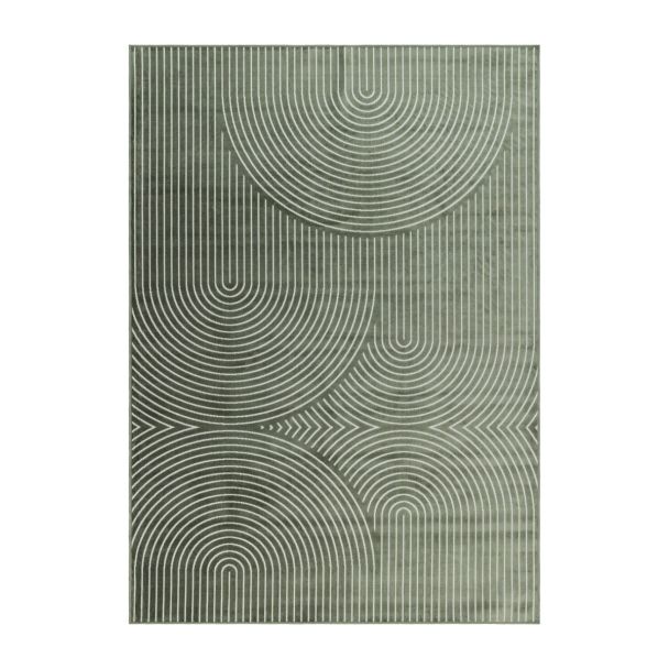 Giron Canyon Smaragdgrön Konstsilkesmatta