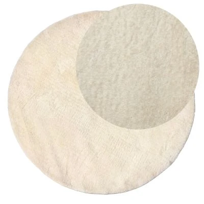 Rund Cloudy Lys Beige
