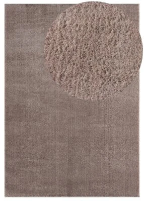 Vaskbar Blød Ryateppe Cloudy Taupe