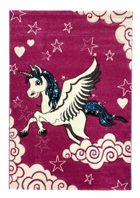 Moderne Teppe Diamond Unicorn Rosa