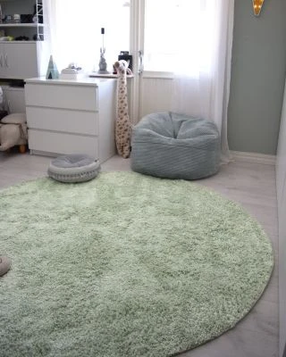 Rund Lazy Grønn