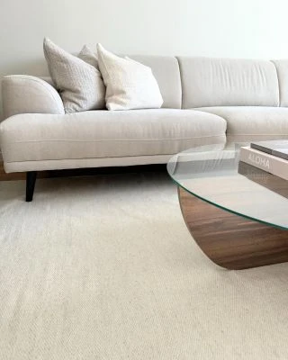 Ullteppe Lunda Offwhite