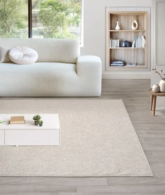 Uldteppe-look Nordic Beige