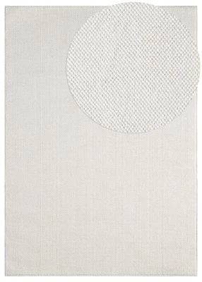 Uldteppe-look Nordic Offwhite