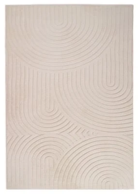 Vaskbart Pels-teppe Rabbit Bene Lys Beige