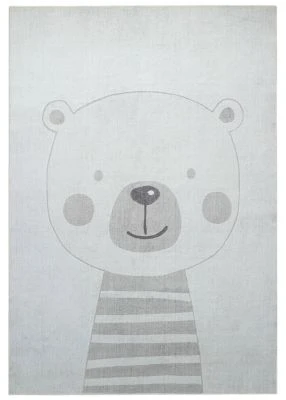 Børne Teppe Zappy Bear Krem
