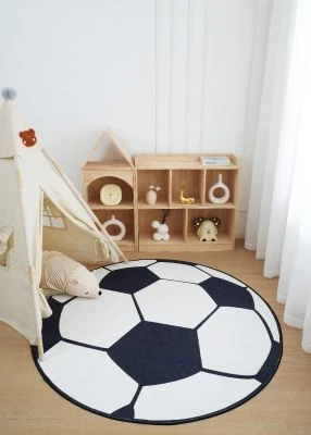 Rund Zappy Football Hvit/Svart