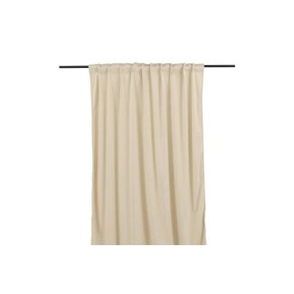 Fløyelsgardin 2-pak Lavendelvind Beige