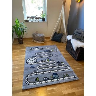 Barneteppe Motive Playtime Grå