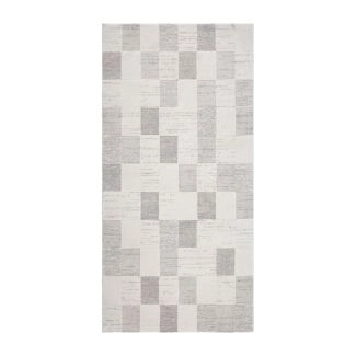 Løper Elarra Draxen Grå/Hvit Moderne Teppe