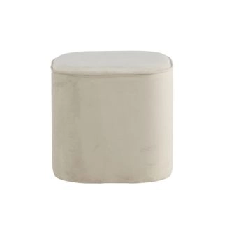 Puff Adela Velvet Hvit