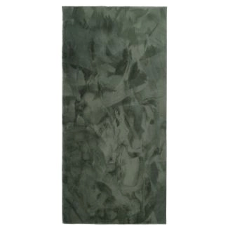 Løper Cat Grønn Vaskbart Pels-teppe