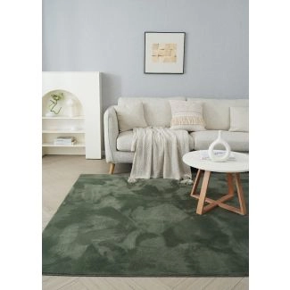 Vaskbart Pels-teppe Cat Grønn