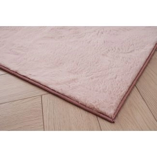 Løper Cat Lyserosa Vaskbart Pels-teppe