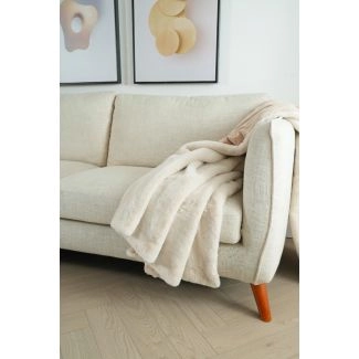 Cat Beige 130x170 cm Pledd