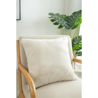 Cat Beige 50x50 cm Vaskbart Pels-teppe