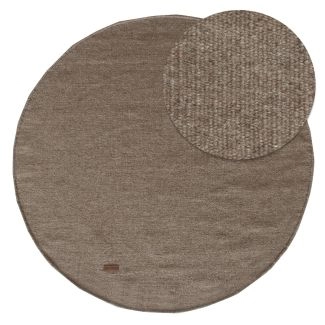 Rund Dalen Brun Ullteppe