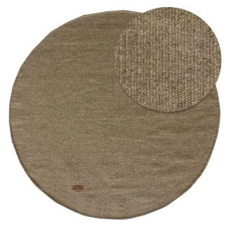 Rund Dalen Brun Ullteppe
