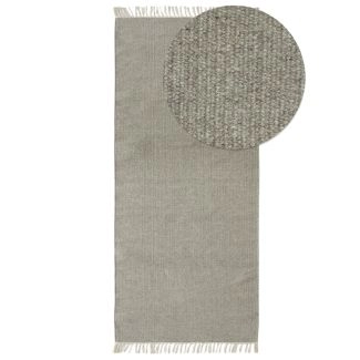 Løper Dalen Grå Ullteppe