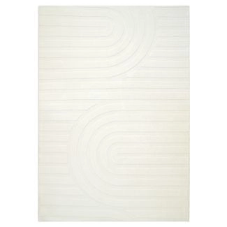 Vaskbar myk Ryateppe Fuzzy Lumo Offwhite