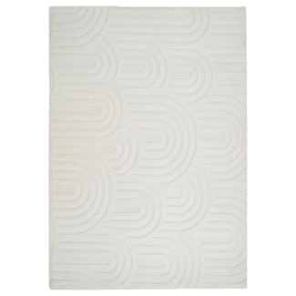 Vaskbar myk Ryateppe Fuzzy Soma Offwhite