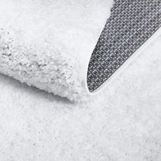 Kvadratisk Lazy Hvit Ryateppe