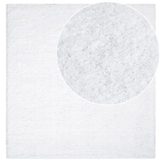 Kvadratisk Lazy Hvit Ryateppe