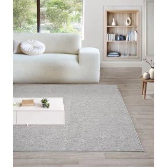 Uldteppe-look Nordic Grå