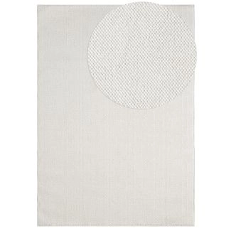 Uldteppe-look Nordic Offwhite