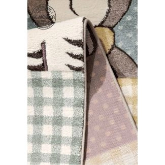 Maskinvevd Wilton-teppe Pastel Teddy Pastell