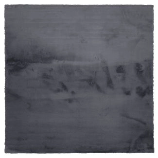 Kvadratisk Rabbit Eco Mørkegrå Pels Teppe