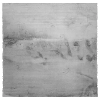 Kvadratisk Rabbit Eco Sølv Pels Teppe