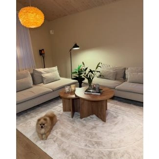 Pels Teppe Rabbit Soho Lys Beige