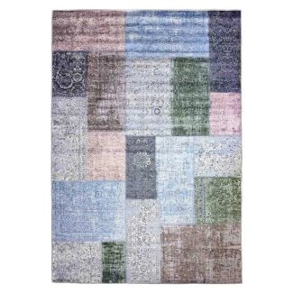 Patchwork Teppe Reims Pastell