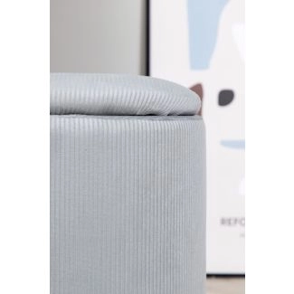 Puff Nymberhush Grå