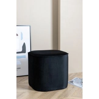 Puff Adela Velvet Svart