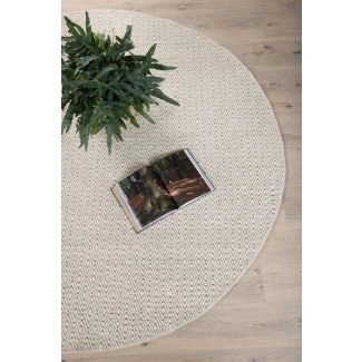 Rund Floren Beige