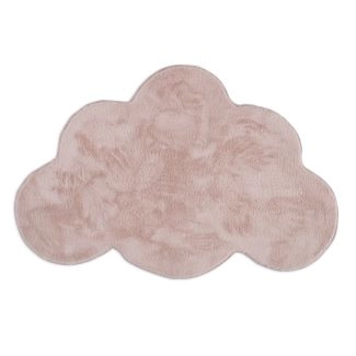 Barneteppe Myk PelslookMyk Pelslook Rabbit Cloud Rosa