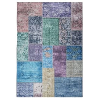 Patchwork Teppe Vero Rosso Multi