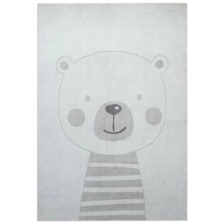Barneteppe Zappy Bear Krem