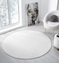 Rund Bella Spin Offwhite