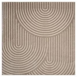 Kvadratisk Bella Zen Mørk Beige