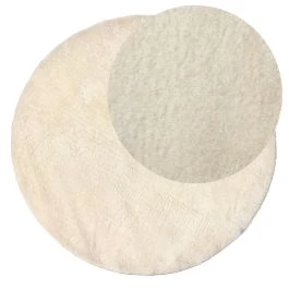 Rund Cloudy Lys Beige
