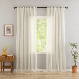 Linnegardin-look 2-pak Ellinor Beige