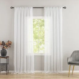 Linnegardin-look 2-pak Ellinor Hvit
