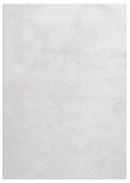 Vaskbar Blød Ryateppe Fluffy Offwhite