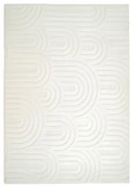 Vaskbar myk Ryateppe Fuzzy Soma Offwhite