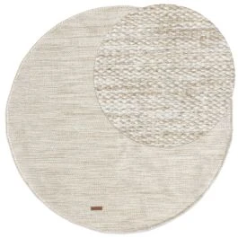 Rund Lunda Beige