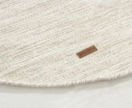 Rund Lunda Beige