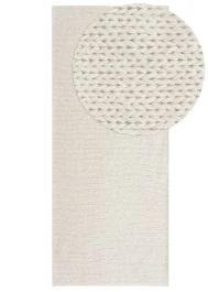 Løper Mellby Offwhite